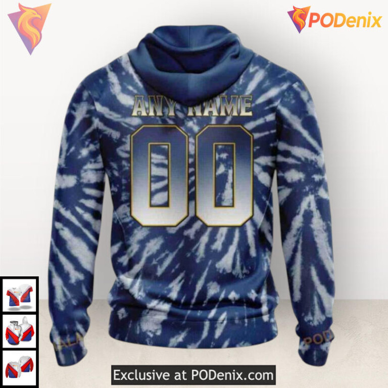 Retro Vintage Tie Dye Style Nashville Predators Hoodie Custom 3D Edition - 2