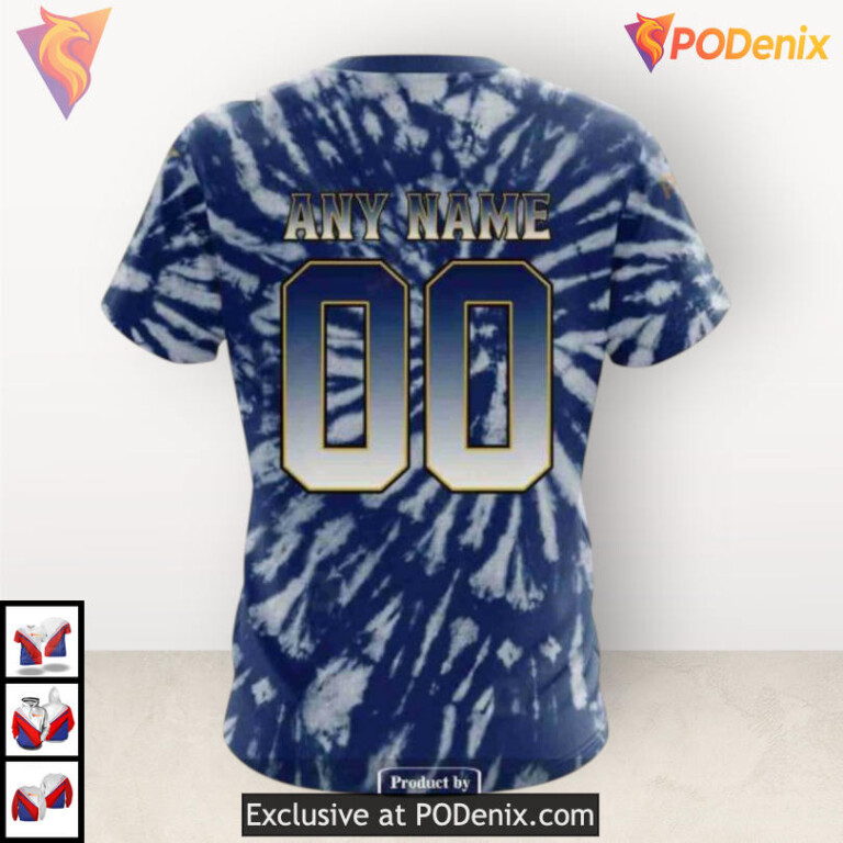 Retro Vintage Tie Dye Style Nashville Predators Hoodie Custom 3D Edition - 4