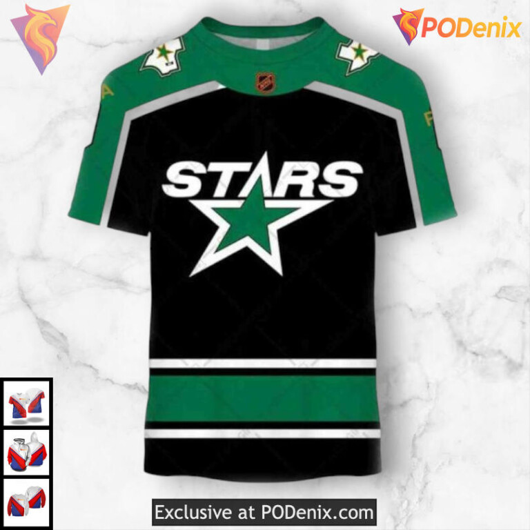 Reverse Retro 2025 Style Edition Personalized Dallas Stars Hoodie Custom 3D - 1
