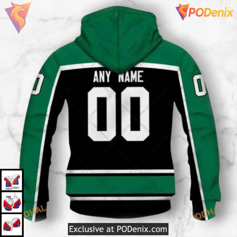 Reverse Retro 2025 Style Edition Personalized Dallas Stars Hoodie Custom 3D - 2