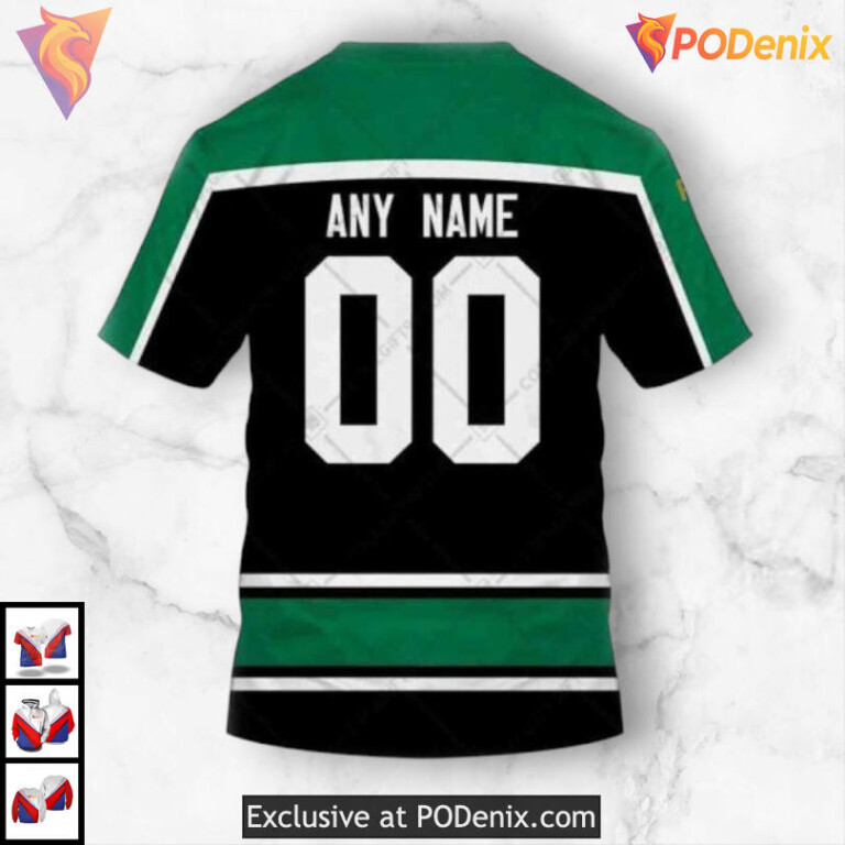 Reverse Retro 2025 Style Edition Personalized Dallas Stars Hoodie Custom 3D - 3
