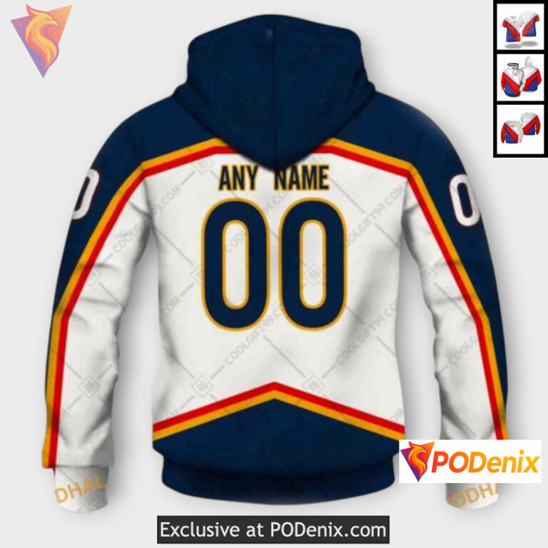 Reverse Retro 22-23 Concept Colorado Avalanche Hoodie 3D Custom 3D - 2