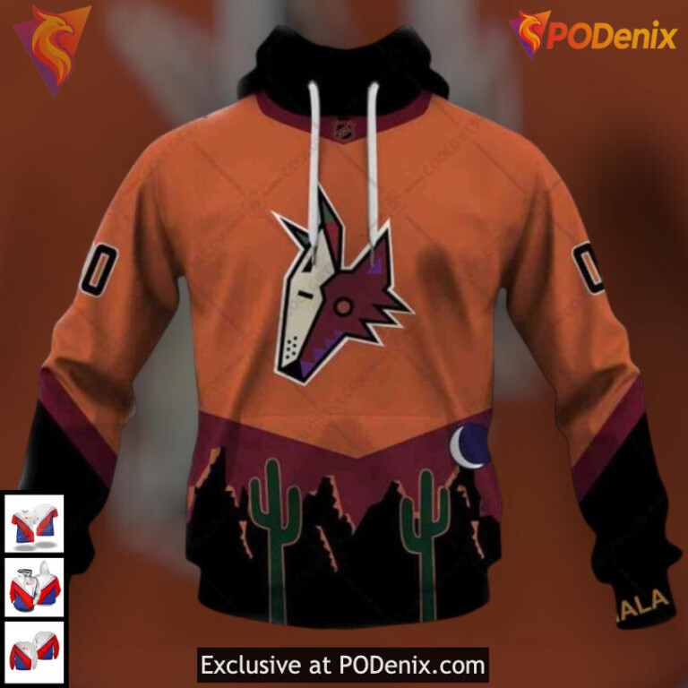 Reverse Retro 2223 Concept Arizona Coyotes Kids Hoodie Limited 3D Apparel