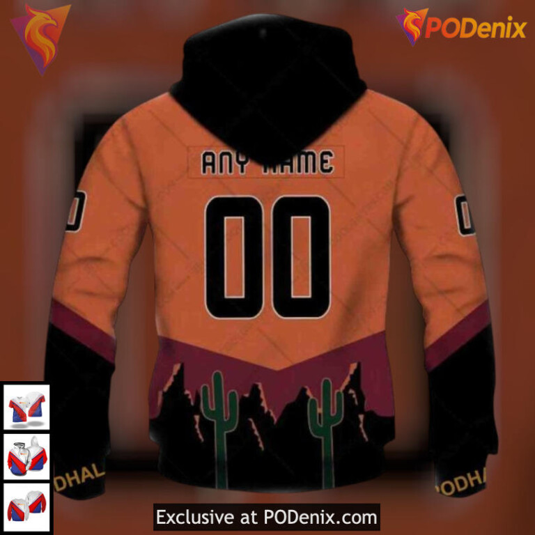 Reverse Retro 2223 Concept Arizona Coyotes Kids Hoodie Limited 3D Apparel - 2