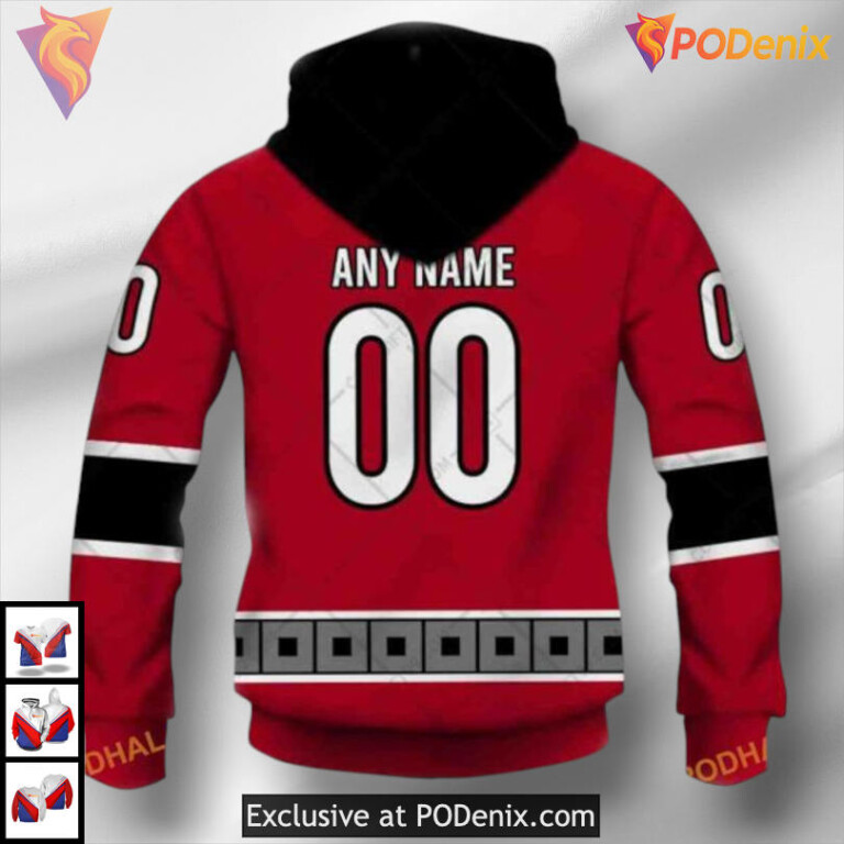 Reverse Retro 2223 Style Carolina Hurricanes Hoodie 3D Sweatshirt - 2