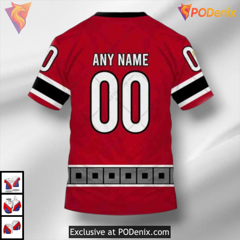 Reverse Retro 2223 Style Carolina Hurricanes Hoodie 3D Sweatshirt - 3
