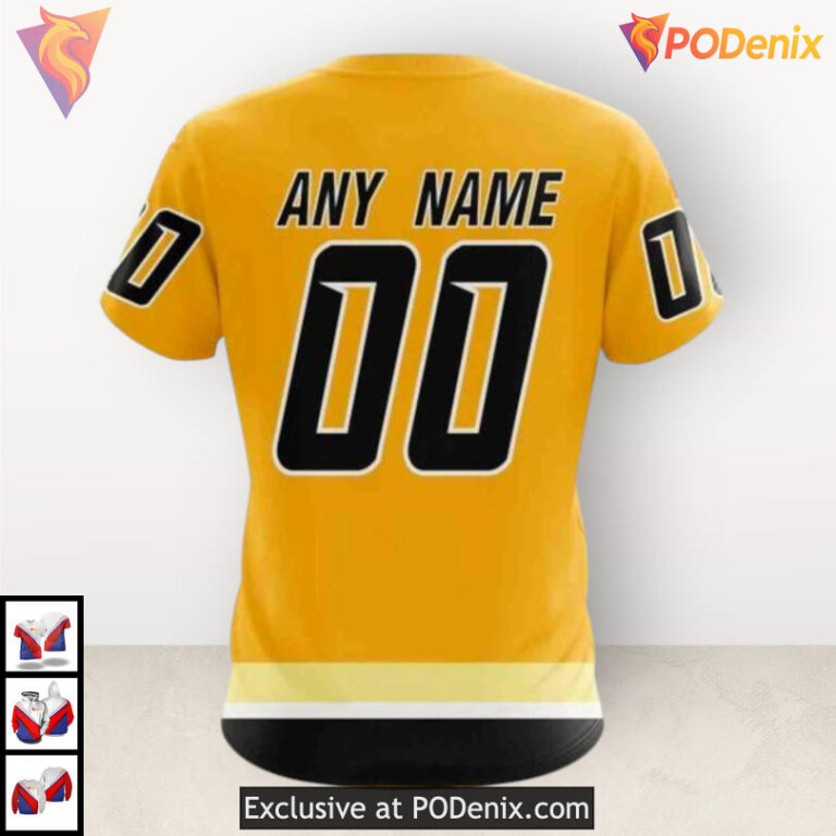 Reverse Retro Kits 2025 Tribute Nashville Predators Kids Hoodie Custom Hoodie - 3
