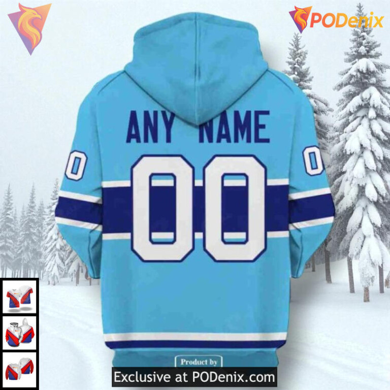 Reverse Retro Name Number Edition NHL Montreal Canadiens Hoodie 3D Custom - 1