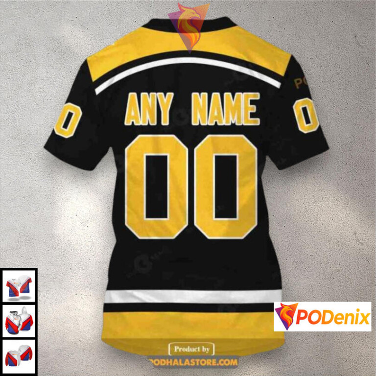 Reverse Retro Name Number Edition Pittsburgh Penguins Christmas Hoodie NHL 3D - 6