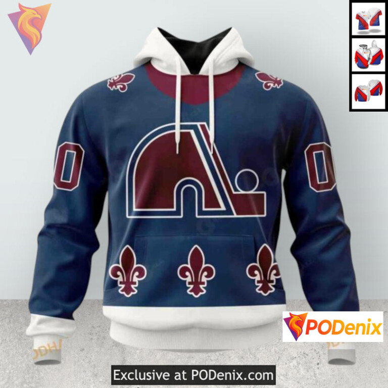 Reverse Retro Redesign 2025 Custom Colorado Avalanche Hoodie Limited Edition