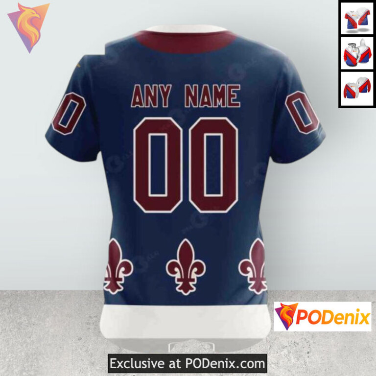 Reverse Retro Redesign 2025 Custom Colorado Avalanche Hoodie Limited Edition - 3