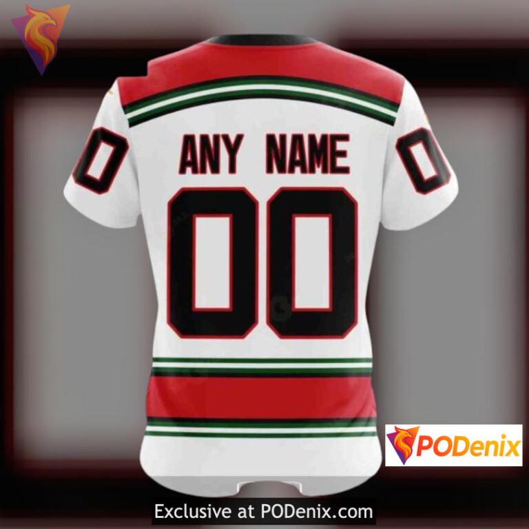 Reverse Retro Redesign Edition New Jersey Devils Graphic Hoodie Custom Apparel - 3