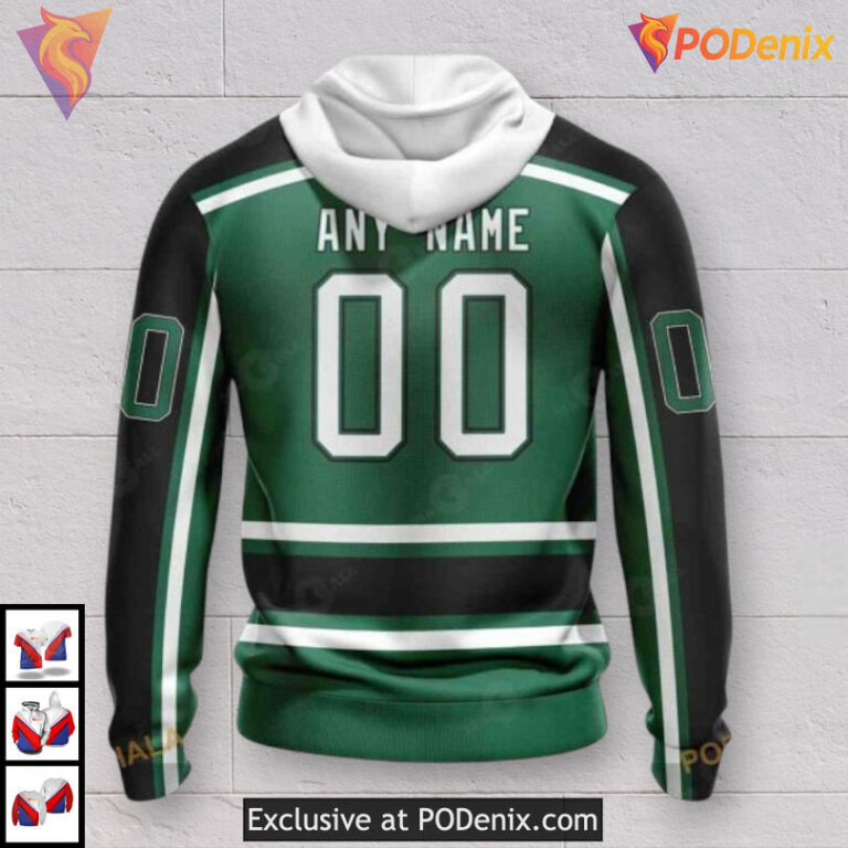 Reverse Retro Redesign Tribute Dallas Stars Graphic Hoodie Custom Shirt - 1