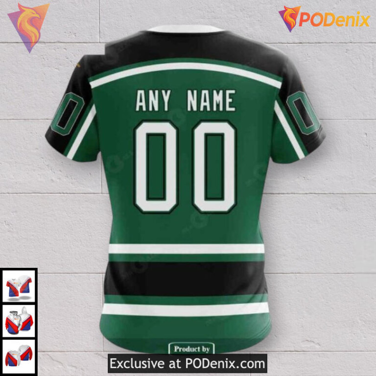 Reverse Retro Redesign Tribute Dallas Stars Graphic Hoodie Custom Shirt - 3