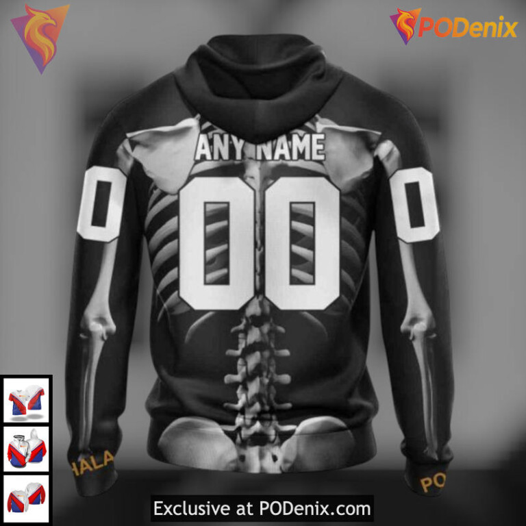Skeleton Halloween Costume Style Arizona Coyotes Unisex Hoodie Unique Apparel - 1