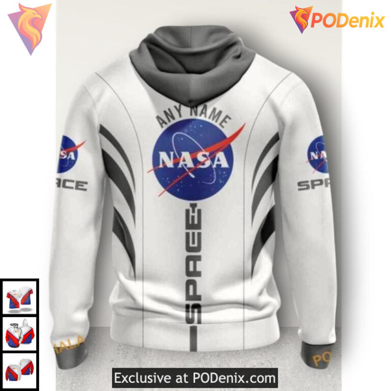 Space Force NASA Astronaut Design Calgary Flames Hoodie 3D Limited Edition - 1