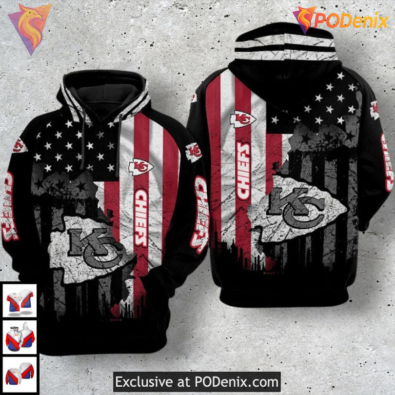 Spirit Football Personalized 3D Edition Kc Chiefs Hoodie Sweatshirt Custom Gear Spirit Football Personalized 3D Edition Kc Chiefs Hoodie Sweatshirt Custom Gear