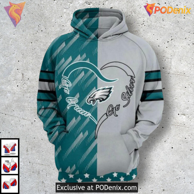 Sport Energy Philadelphia Eagles Hoodies For Unisex Fans 3D Design