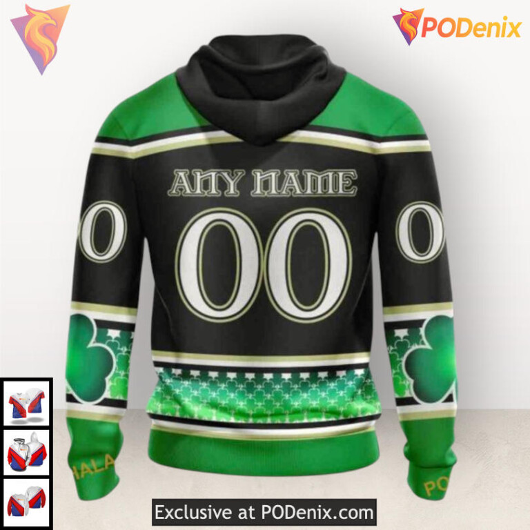 St Patricks Day Celebration Custom Nashville Predators Hoodie 3D Edition - 1