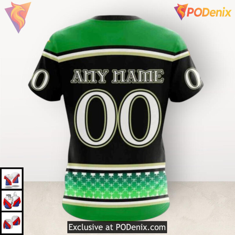 St Patricks Day Celebration Custom Nashville Predators Hoodie 3D Edition - 3