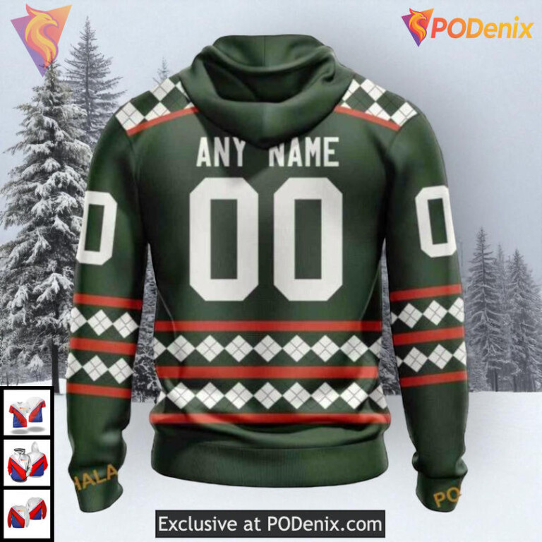 St Patricks Day Celebration NHL Custom Number Montreal Canadiens Hoodie 3D - 1