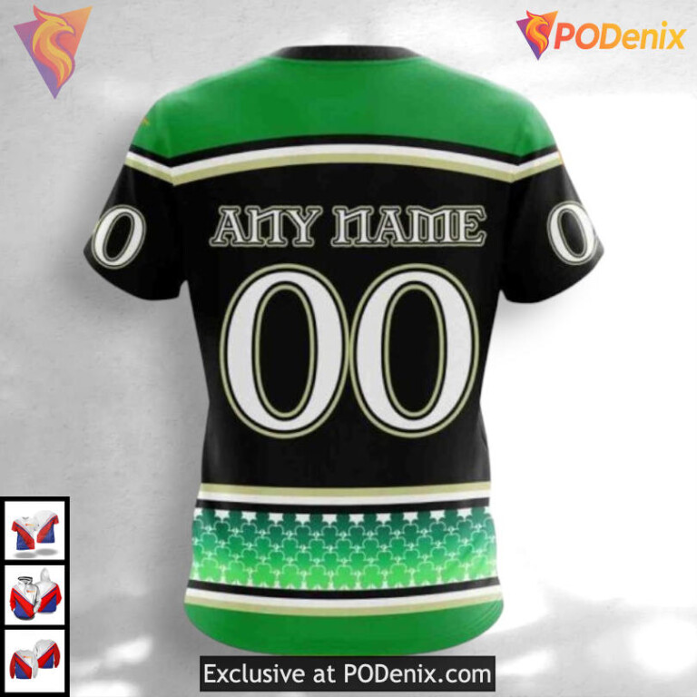 St Patricks Day Celebration Personalized Dallas Stars Hoodie Custom 3D - 3