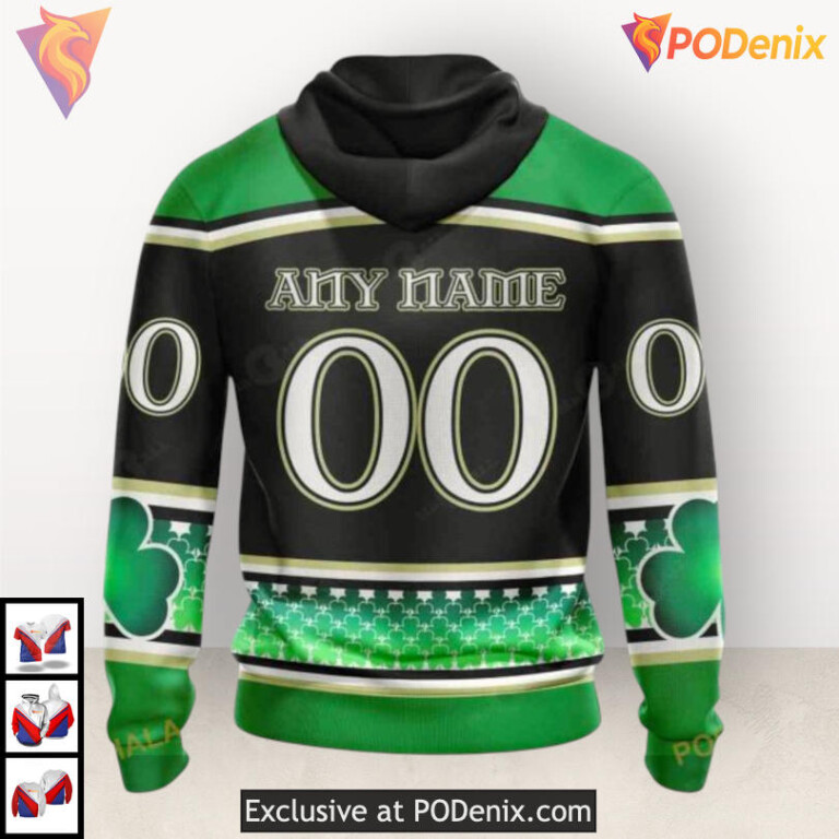 St Patricks Day Celebration Personalized Nashville Predators Hoodie Hockey 3D - 1