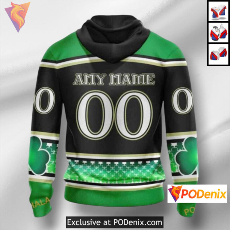 St Patricks Day Celebration Style Colorado Avalanche Christmas Hoodie Custom - 1