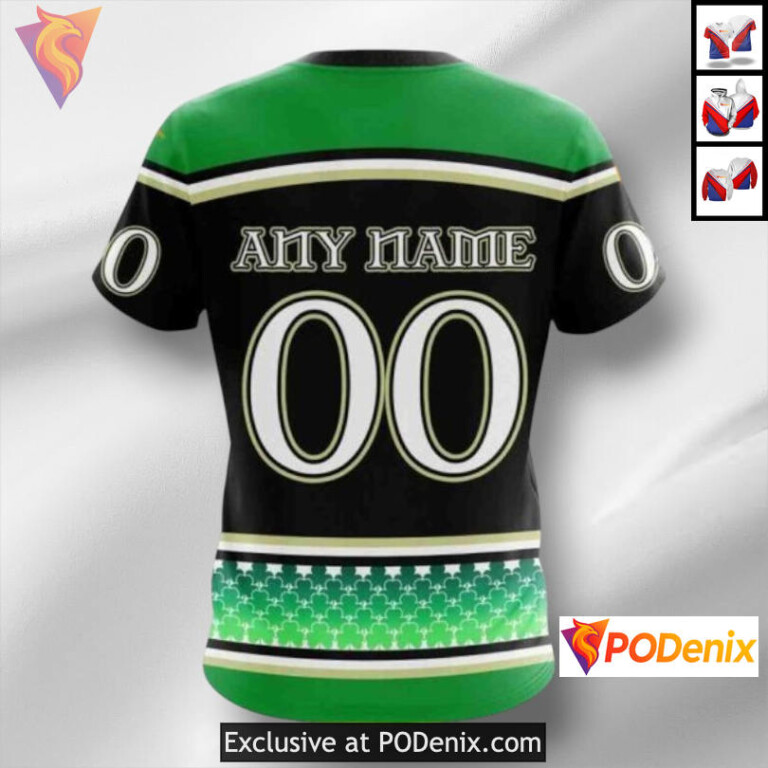 St Patricks Day Celebration Style Colorado Avalanche Christmas Hoodie Custom - 3