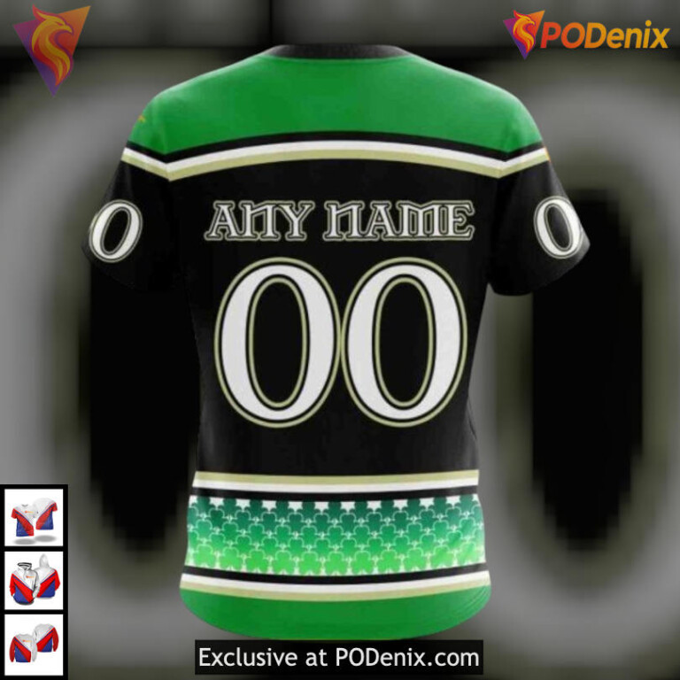 St Patricks Day Celebration Style Vintage Arizona Coyotes Hoodie Custom 3D - 3