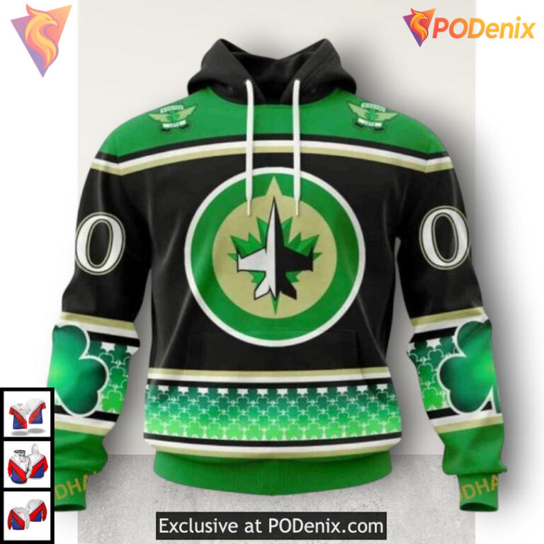 Unisex Christmas Edition Winnipeg Jets Pullover Hoodie 3D Holiday Design