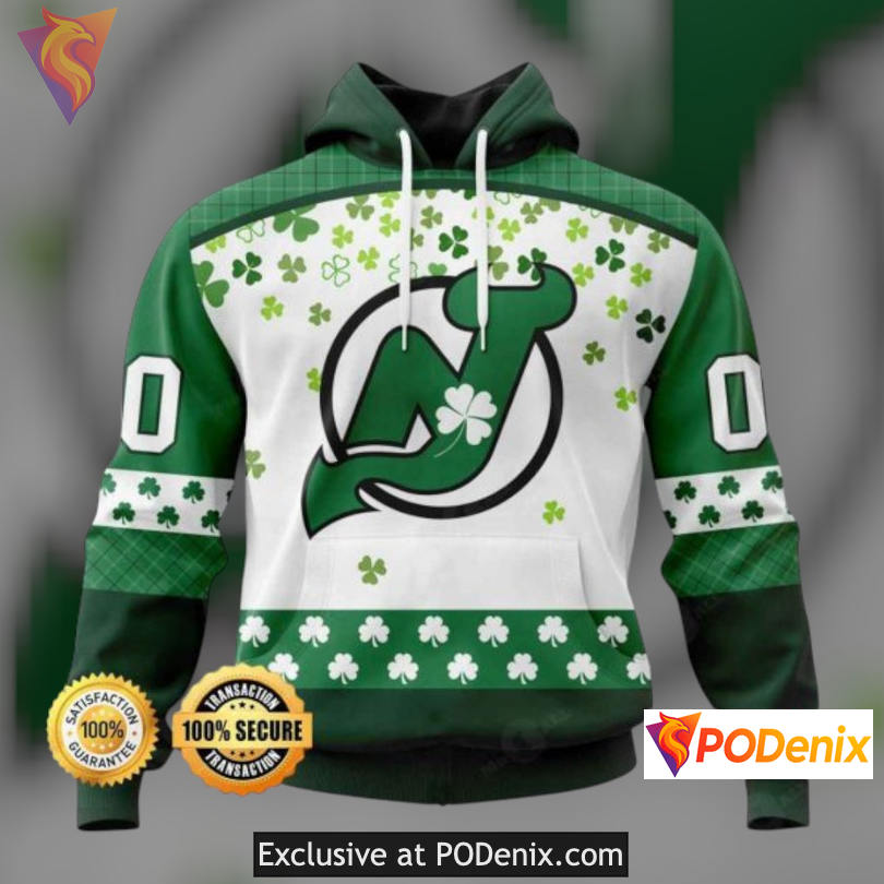 St Patricks Day Fan Edition New Jersey Devils Sweatshirt Hoodie Personalized St Patricks Day Fan Edition New Jersey Devils Sweatshirt Hoodie Personalized