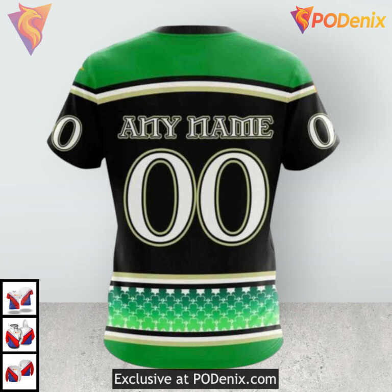 St Patricks Day Hockey Celebration Custom Seattle Kraken All Over Print Hoodie - 3