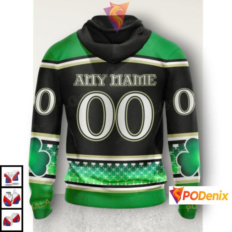 St Patricks Day Hockey Celebration Edition Pittsburgh Penguins Pullover Hoodie NHL 3D - 1