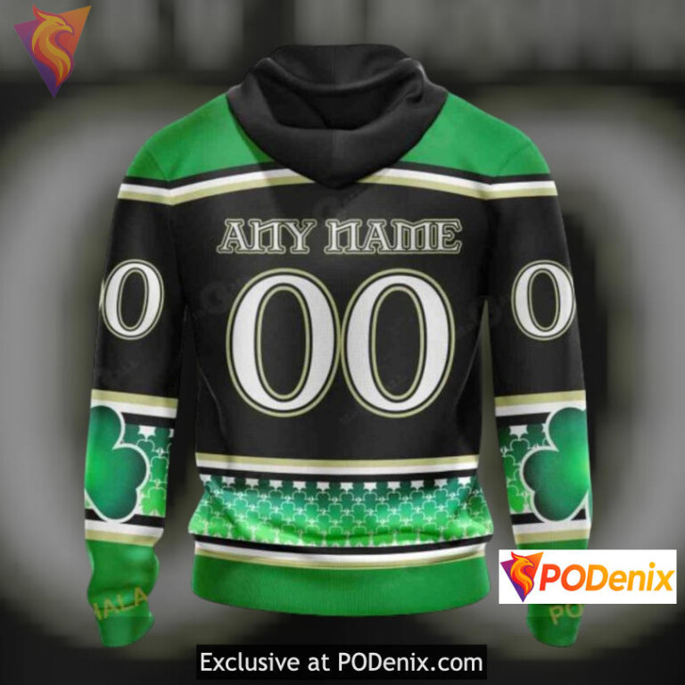St Patricks Day Hockey Celebration Personalized New Jersey Devils Hoodie Special - 1