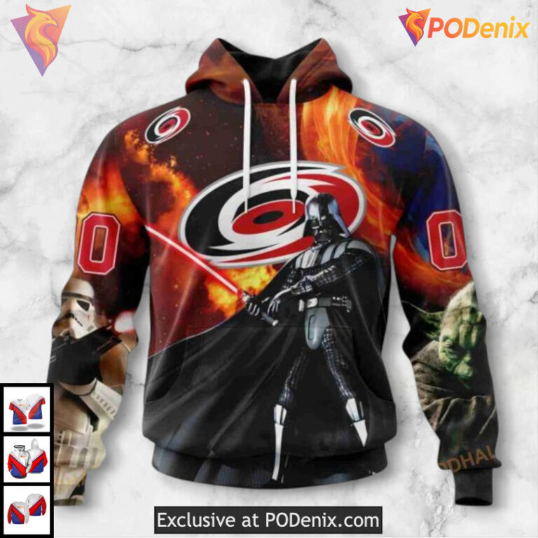 Star Wars Collaboration Design Carolina Hurricanes Full Print Hoodie 3D