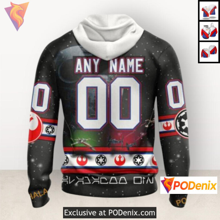 Star Wars Collaboration Design Colorado Avalanche Hoodie For Women Sweatshirt - 1