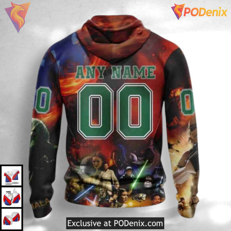 Star Wars Collaboration Design Dallas Stars Hoodie 3D Sweatshirt - 2