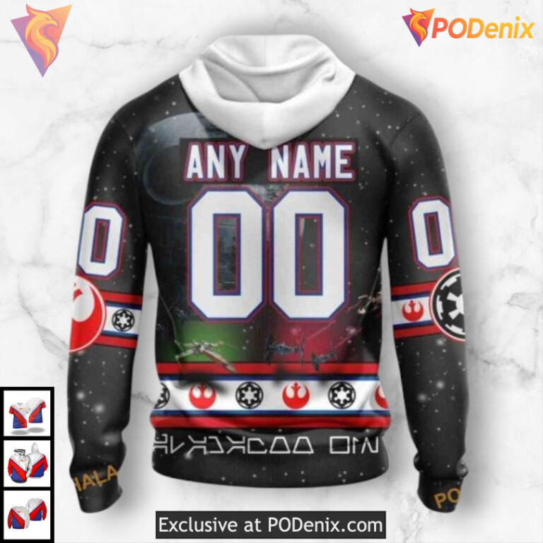Star Wars Galaxy Theme Dallas Stars Graphic Hoodie 3D Shirt - 1