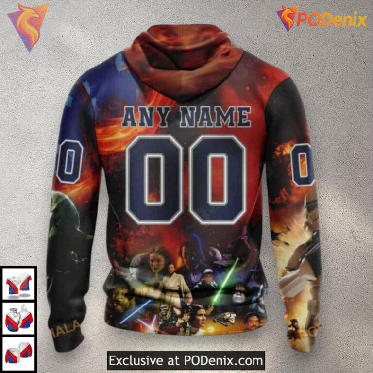 Retro Concept Style Winnipeg Jets 3D Hoodie Unisex Custom NHL Apparel - 1