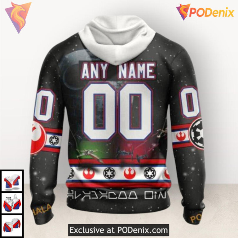 Star Wars Inspired Concept Custom Number Nashville Predators Hoodie Custom 3D - 1