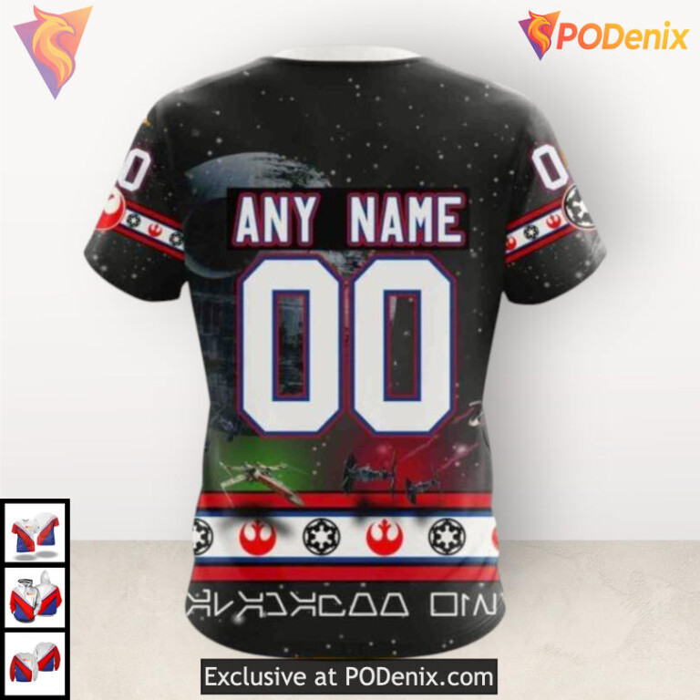 Star Wars Inspired Concept Custom Number Nashville Predators Hoodie Custom 3D - 3