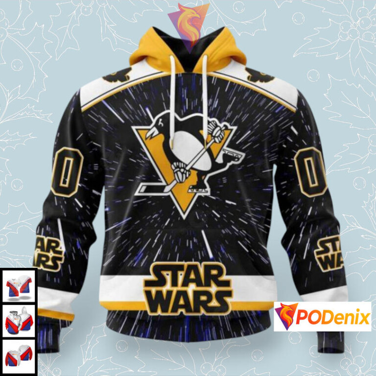 Star Wars Inspired Concept Custom Pittsburgh Penguins All Over Print Hoodie NHL