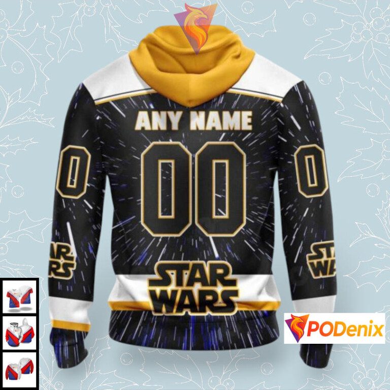 Star Wars Inspired Concept Custom Pittsburgh Penguins All Over Print Hoodie NHL - 1