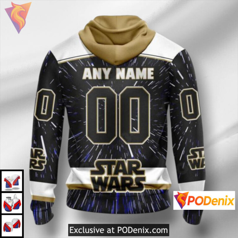 Star Wars Inspired Style Anaheim Ducks Pullover Hoodie Galactic Hockey Apparel - 1