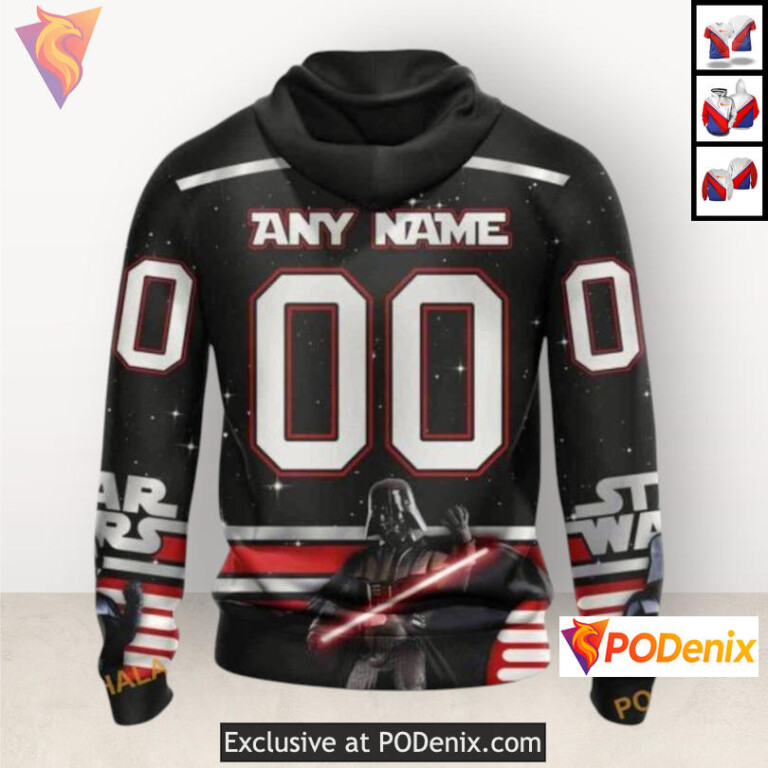 Star Wars May The 4th Tribute Colorado Avalanche Hoodie For Men Custom Edition - 1