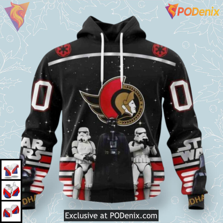 Star Wars May The 4th Tribute NHL Ottawa Senators Unisex Hoodie 3D