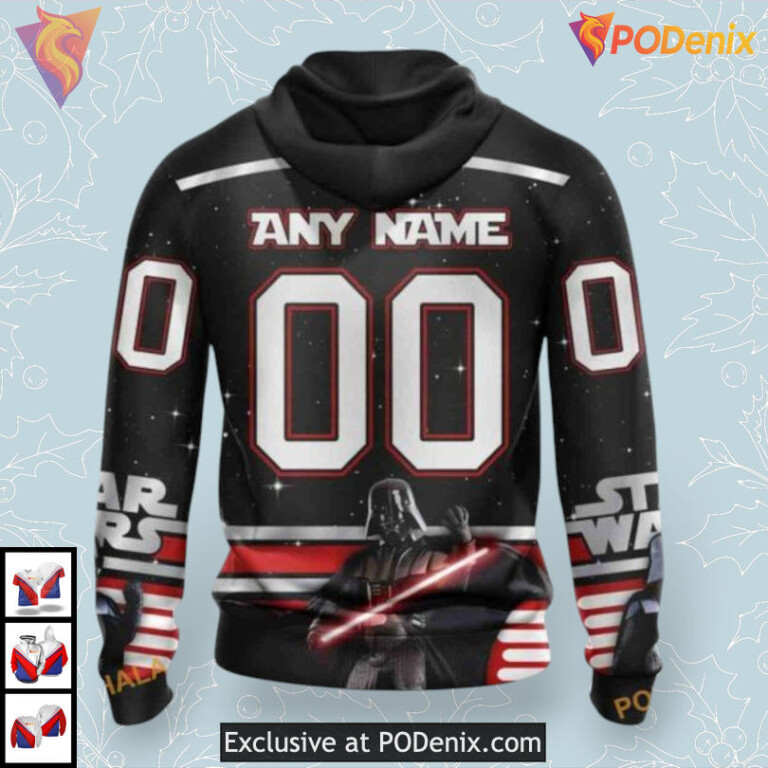 Star Wars May The 4th Tribute NHL Ottawa Senators Unisex Hoodie 3D - 1