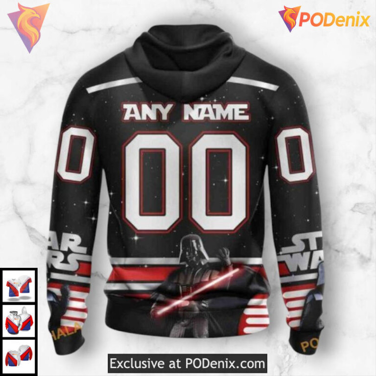 Star Wars May The 4th Tribute Retro Dallas Stars Hoodie Custom 3D Edition - 1