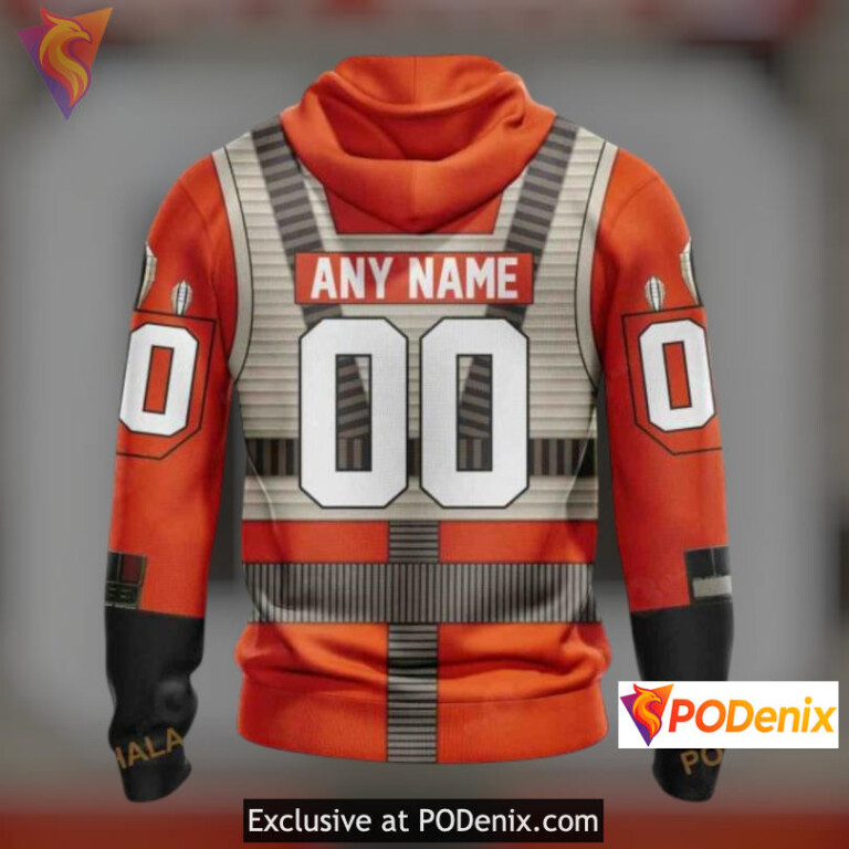 Star Wars Rebel Pilot Theme New Jersey Devils Full Print Hoodie Fan 3D Apparel - 1